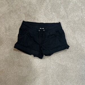 Women's Black Casual Shorts